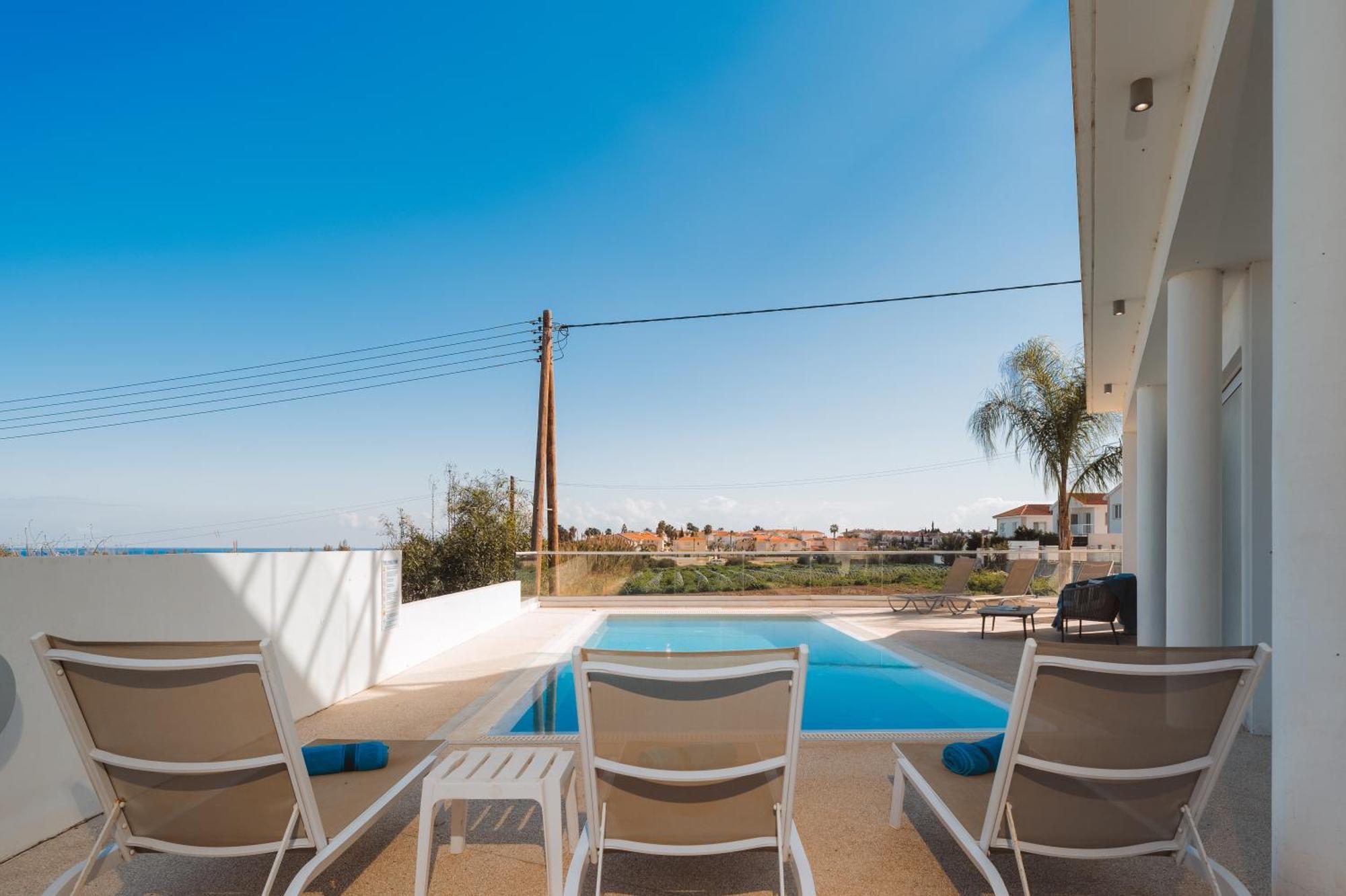Seaside Luxury Villa Paralimni Exterior foto
