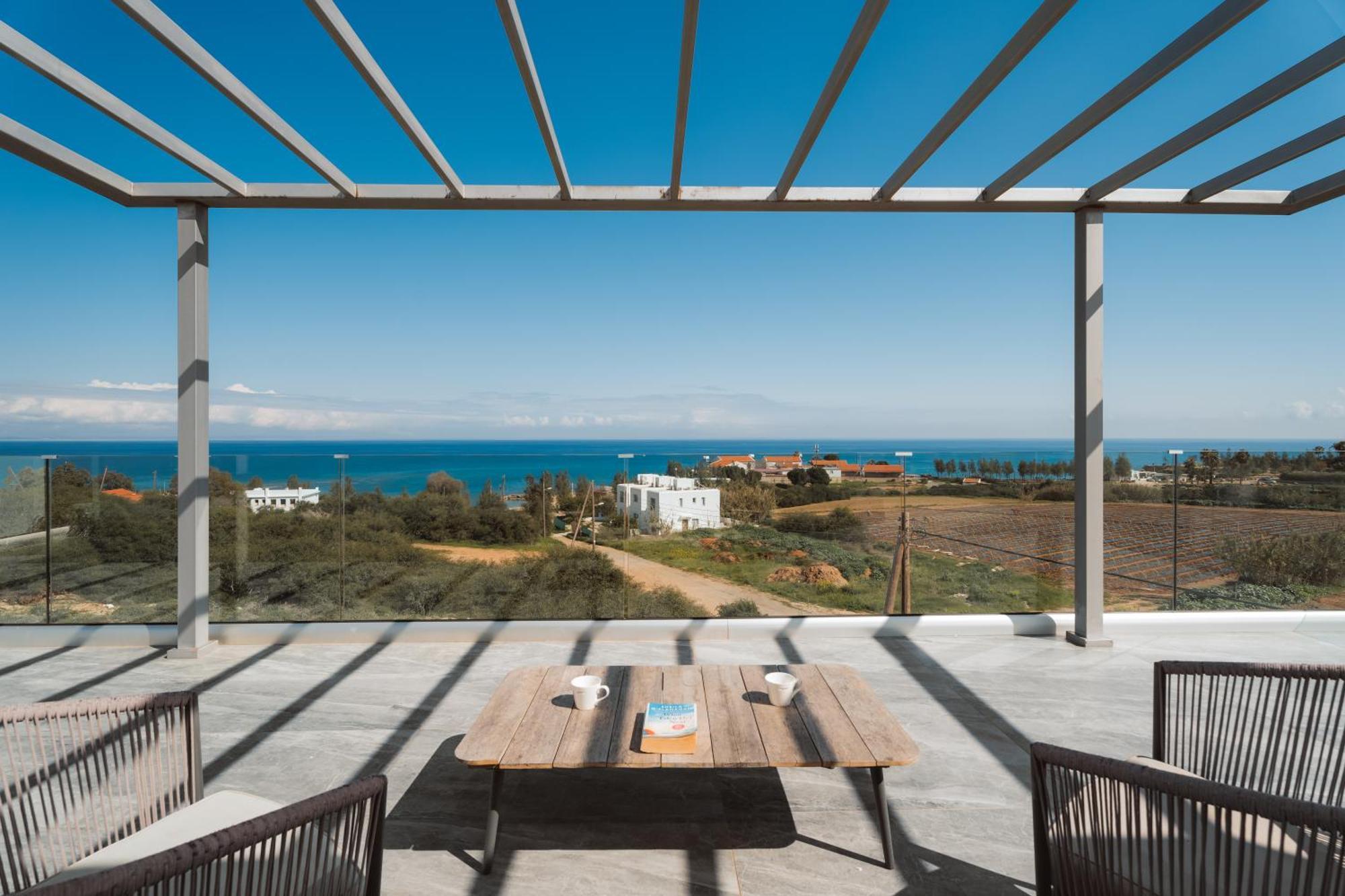 Seaside Luxury Villa Paralimni Exterior foto